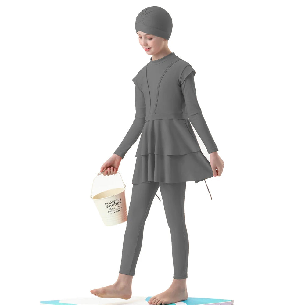 3 Piece Girl's Burkini