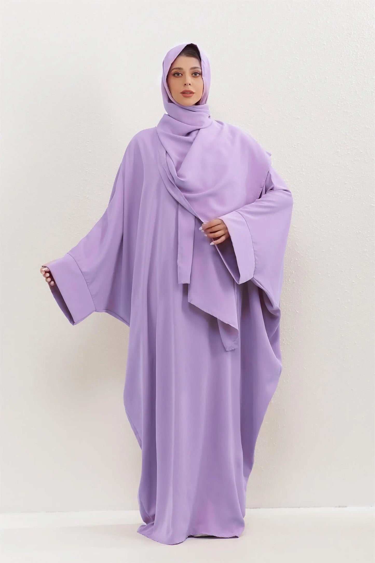 Two Piece Abaya and Matching Hijab