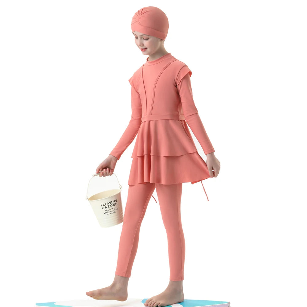 3 Piece Girl's Burkini