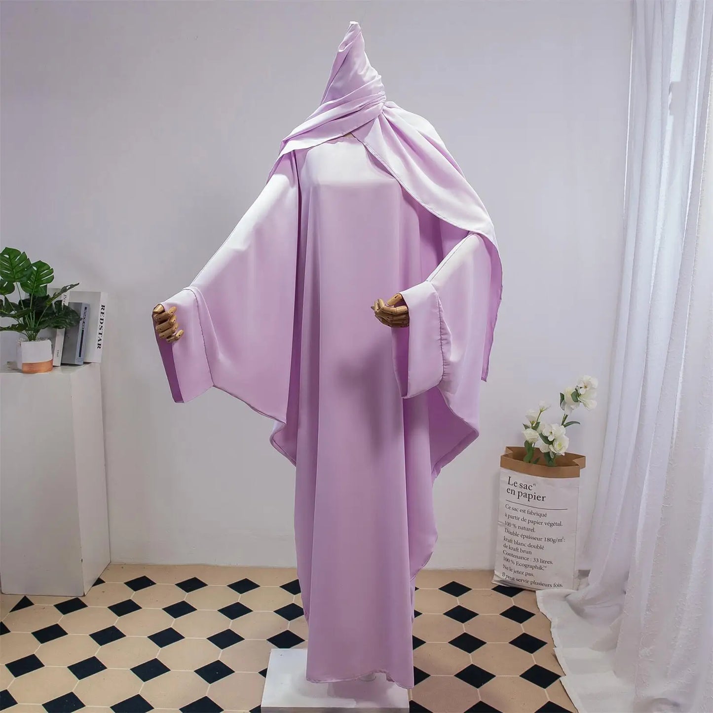 Two Piece Abaya and Matching Hijab
