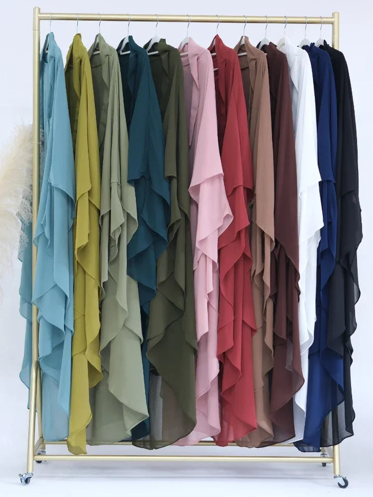 2 Layer Extra Long Khimar