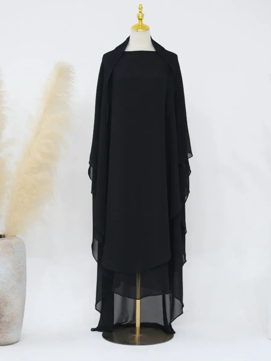 2 Layer Extra Long Khimar