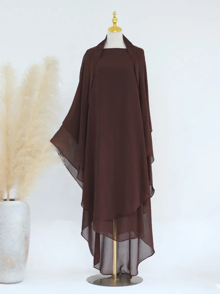 2 Layer Extra Long Khimar