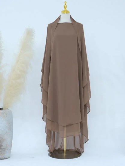 2 Layer Extra Long Khimar