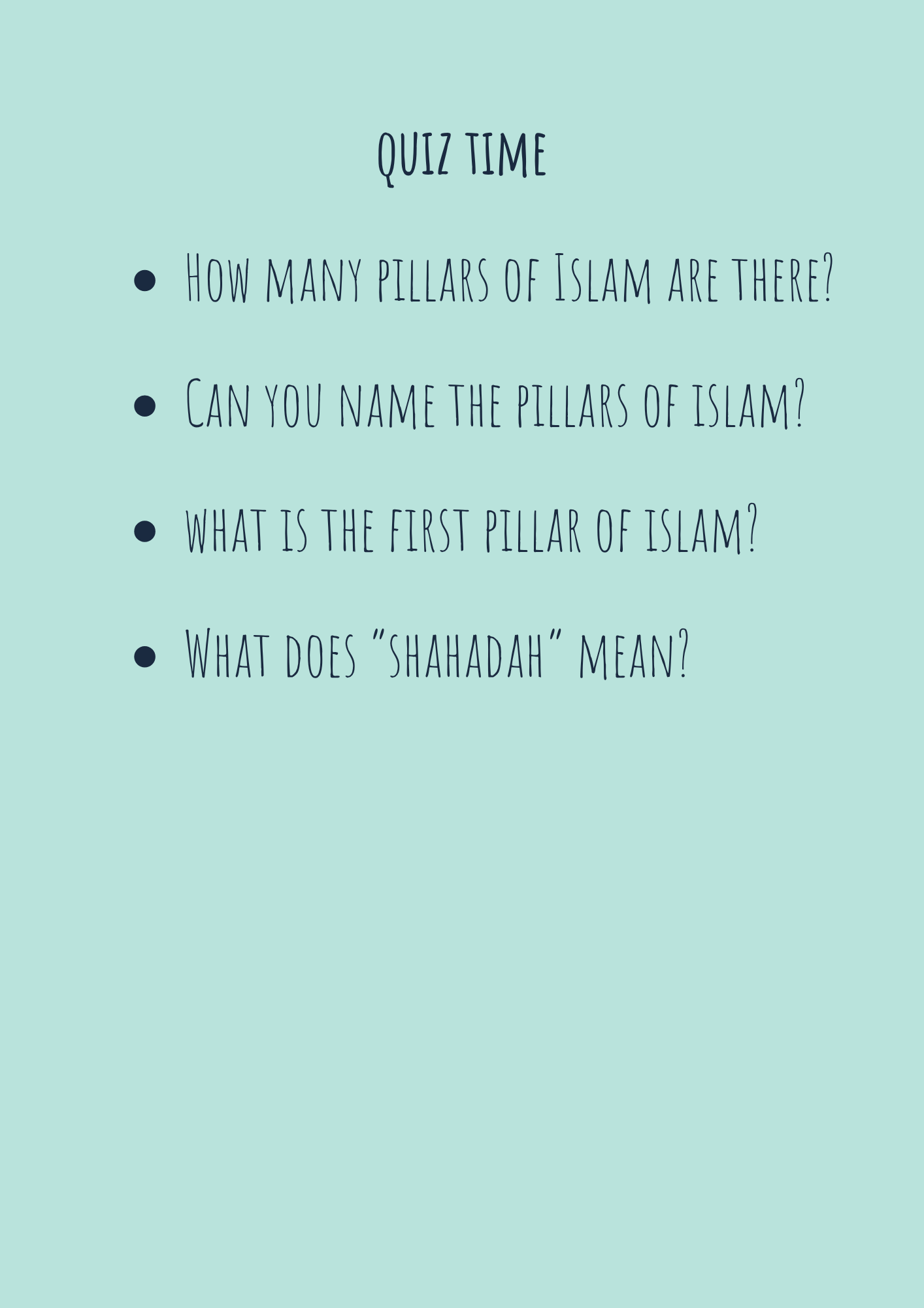 Boy's Salah Tracker