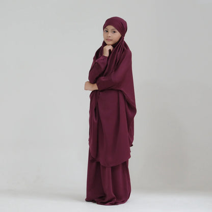 Girls Two Piece Jilbab Set