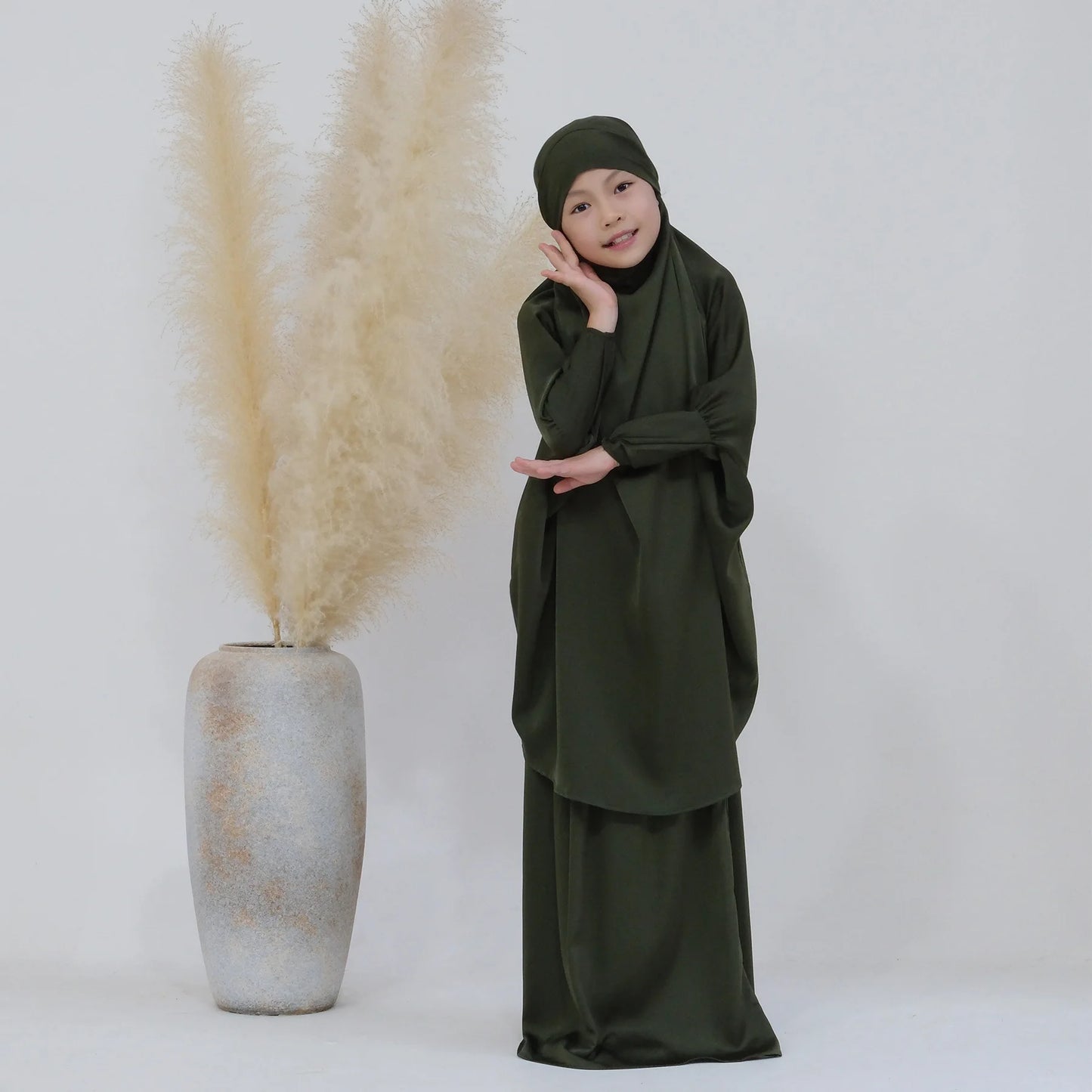 Girls Two Piece Jilbab Set