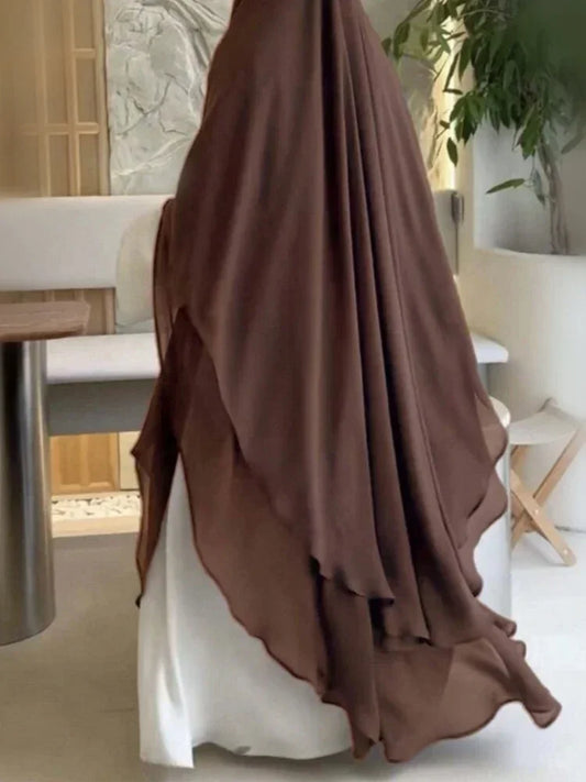 2 Layer Extra Long Khimar