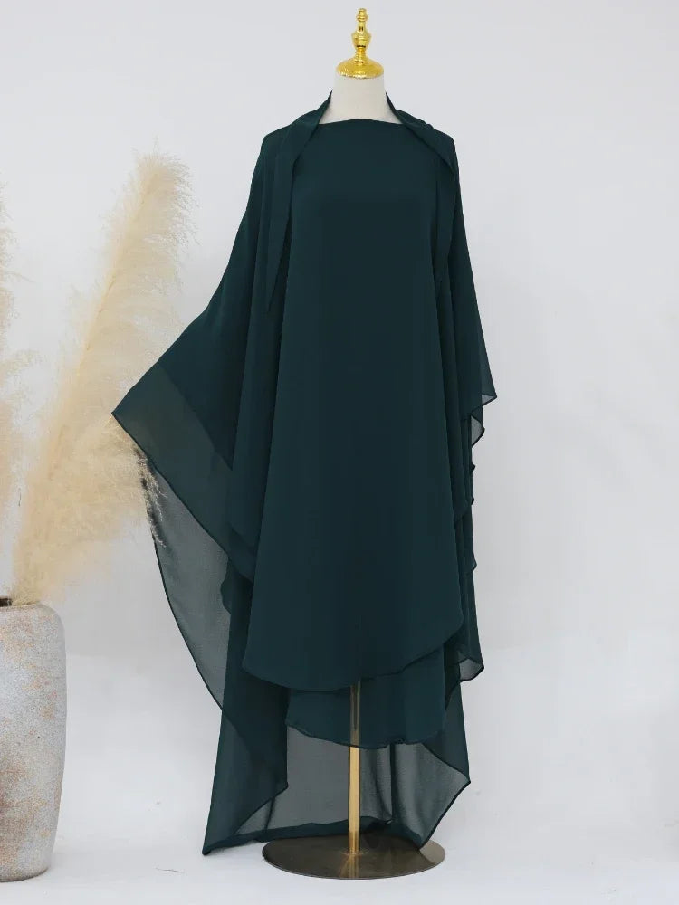 2 Layer Extra Long Khimar