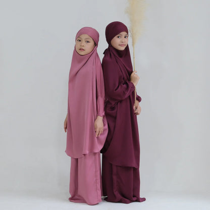 Girls Two Piece Jilbab Set