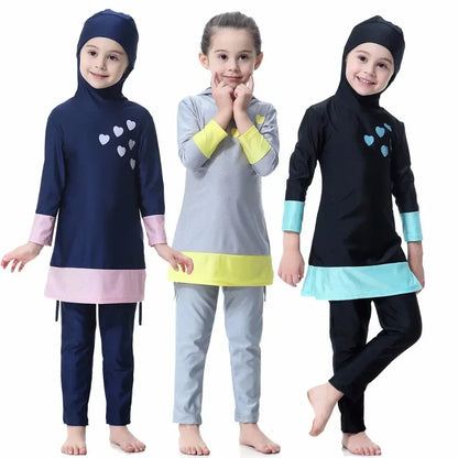 2 Piece Girl's Burkini