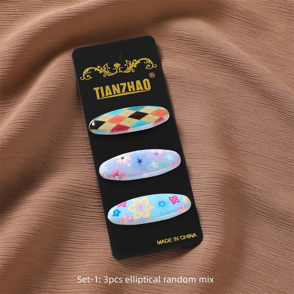 Set of 3 Hijab Pin Clips for Girls