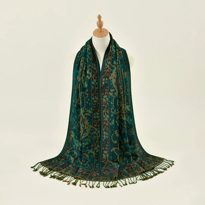 Floral Pashmina Hijab