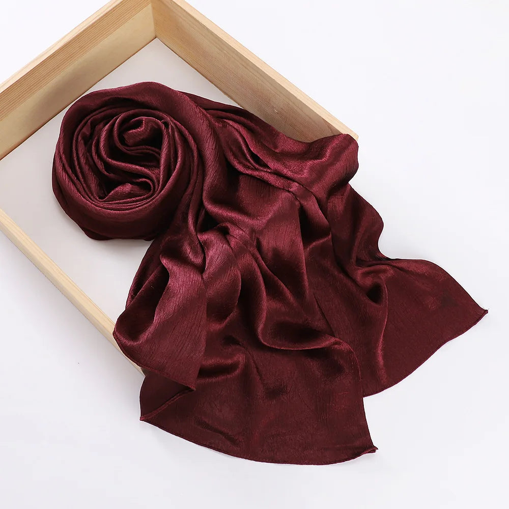 Crinkle Silk Hijab