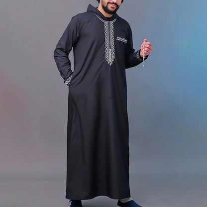 Neck Detail Jubba Thobe
