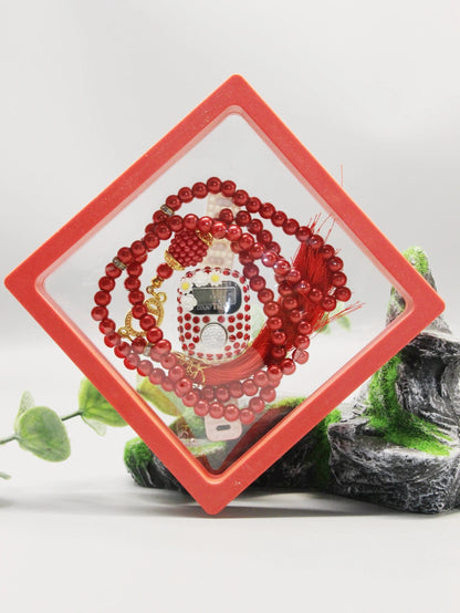 99 Bead Misbaha & Matching Tally Counter Gift