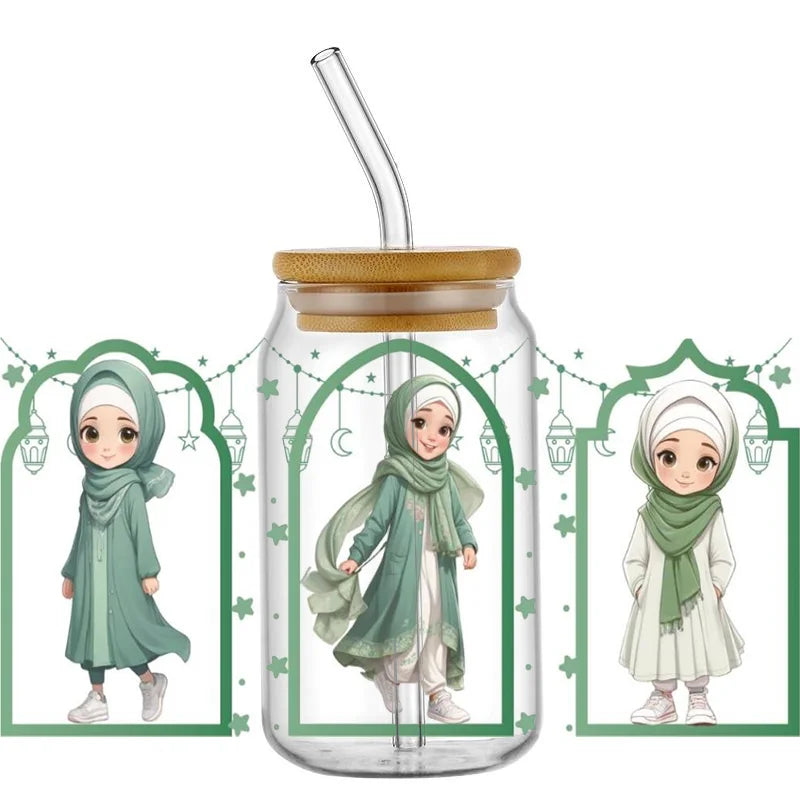 Islamic Decals for Kids Bottles