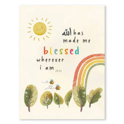 Islamic Wall Decor for Kids