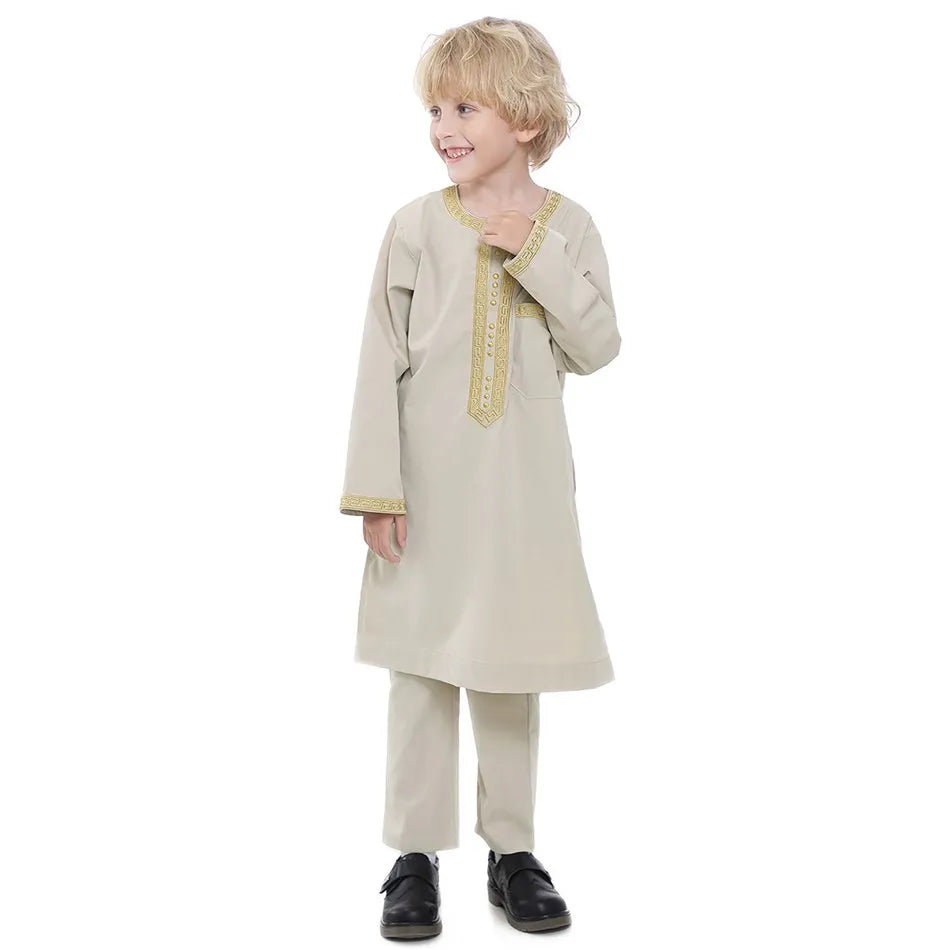 Two-Piece Thobe for Boys