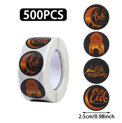 Roll of Eid Mubarak Stickers
