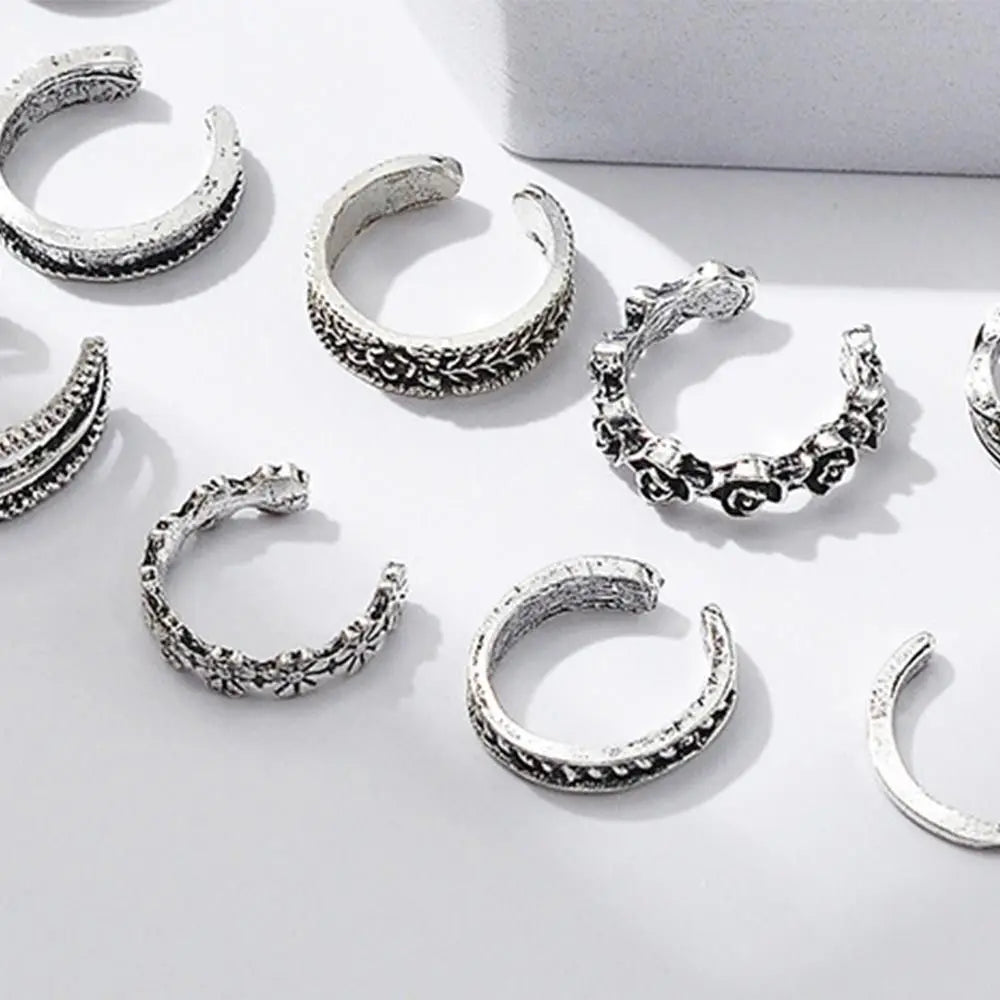 Set of 12 Toe Rings