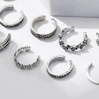 Set of 12 Toe Rings