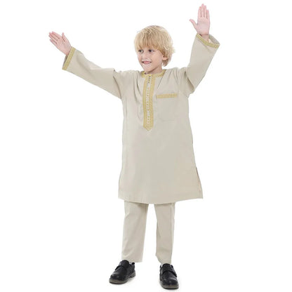 Two-Piece Thobe for Boys