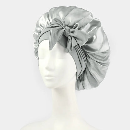 Adjustable Silk Satin Bonnet