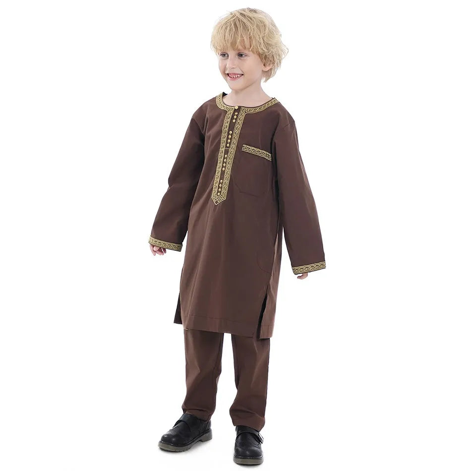 Two-Piece Thobe for Boys