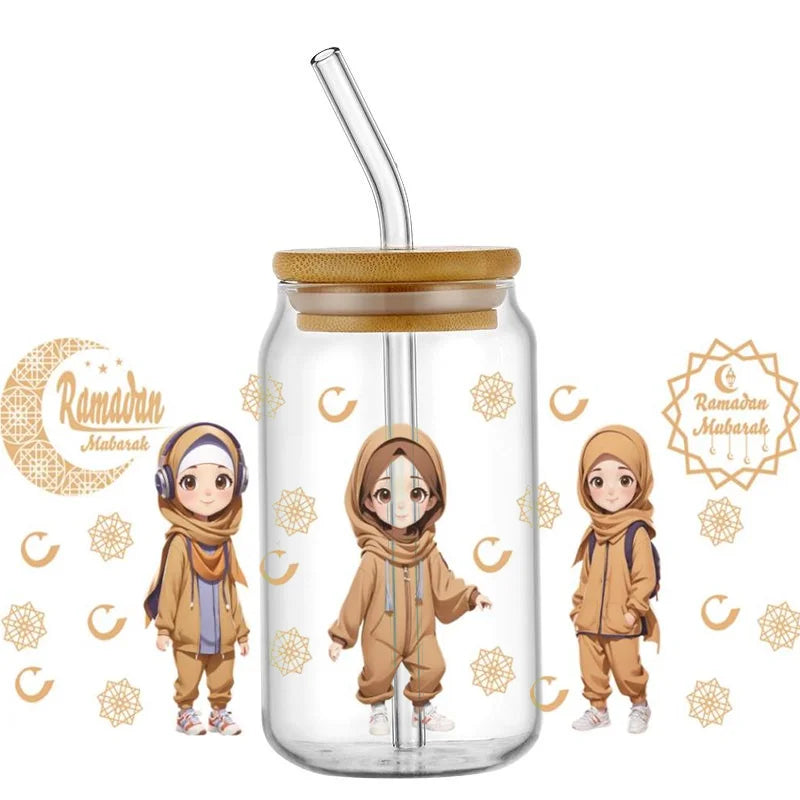 Islamic Decals for Kids Bottles