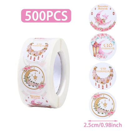 Roll of Eid Mubarak Stickers