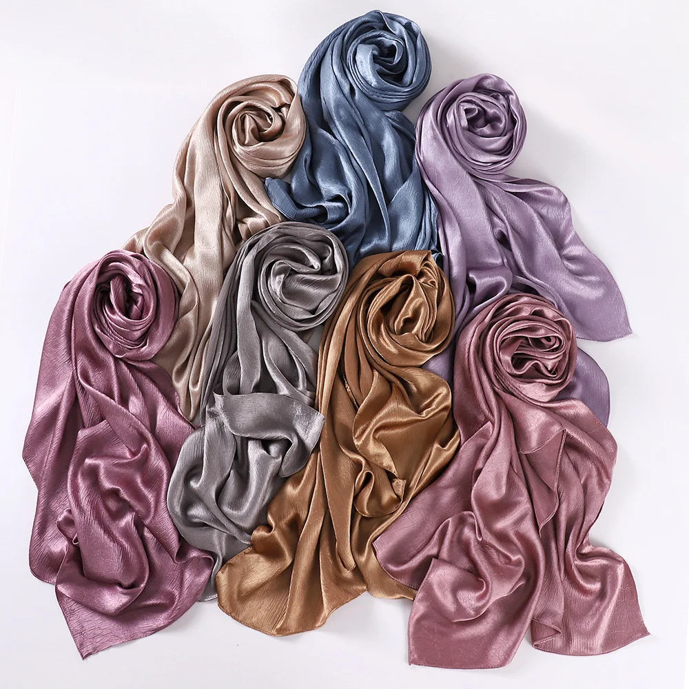 Crinkle Silk Hijab