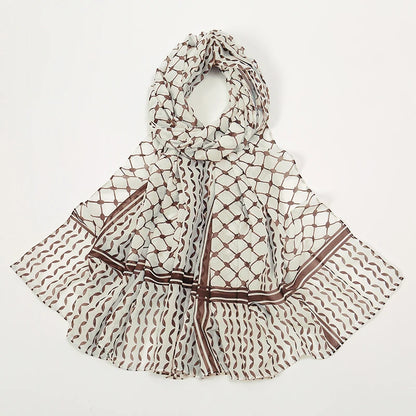 Chiffon Keffiyeh Hijab