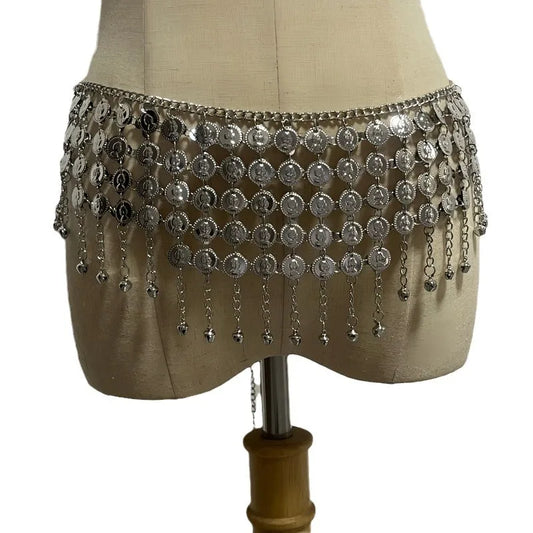 Belly Dance Gold Coin Waist Chain