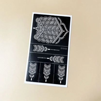 Reusable Henna Stencil