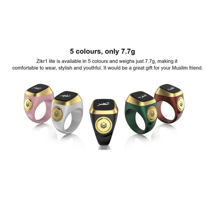 Waterproof Smart Dhikr Ring