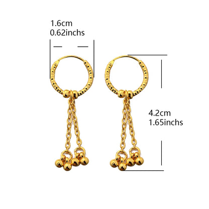 Gold Coin Earrings
