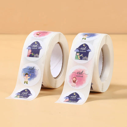 Roll of Eid Mubarak Stickers