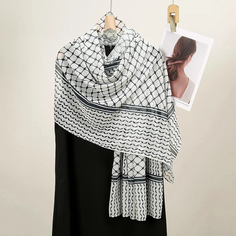 Chiffon Keffiyeh Hijab