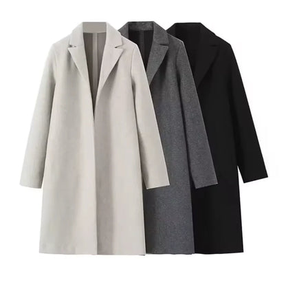 Winter Wool Trench Coat