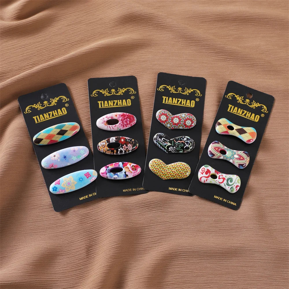 Set of 3 Hijab Pin Clips for Girls