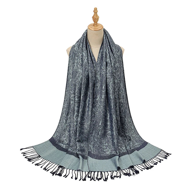 Floral Pashmina Hijab