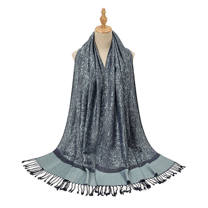 Floral Pashmina Hijab