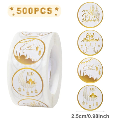 Roll of Eid Mubarak Stickers
