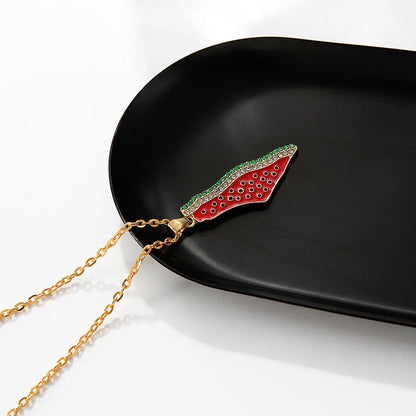 Palestine Watermelon Necklace