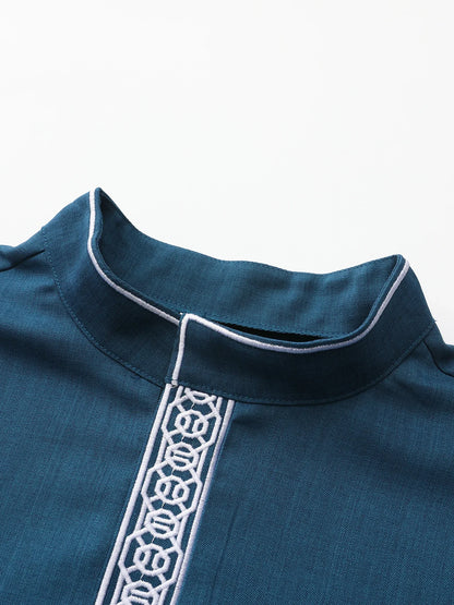 Neck Detail Jubba Thobe