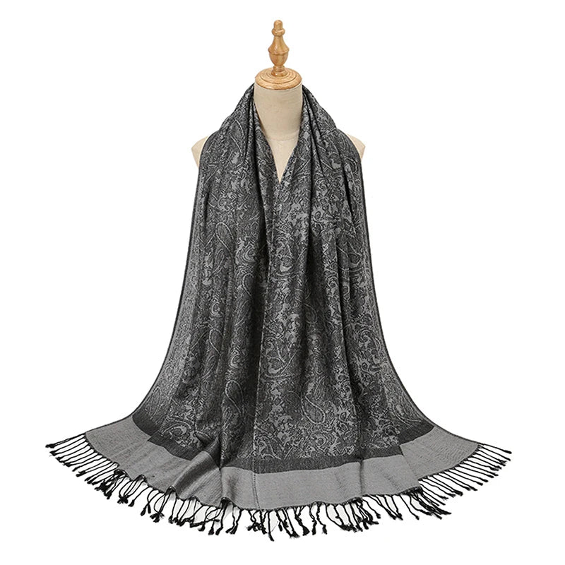 Floral Pashmina Hijab