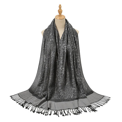 Floral Pashmina Hijab