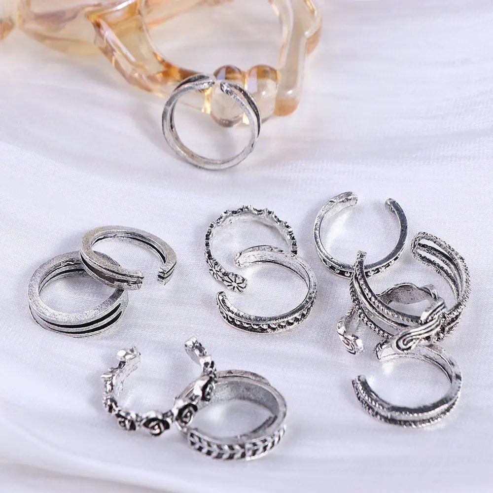 Set of 12 Toe Rings