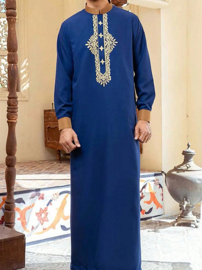 Neck Detail Jubba Thobe